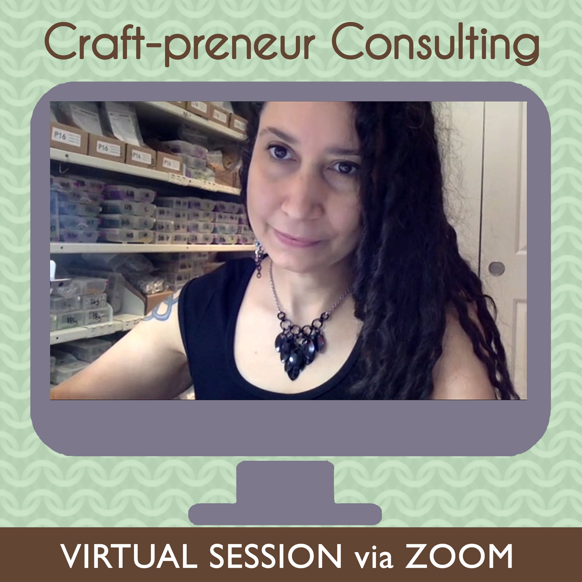 Creative entrepreneurship consulting session with Rebeca Mojica for scaling handmade businesses and optimizing artisan websites.
