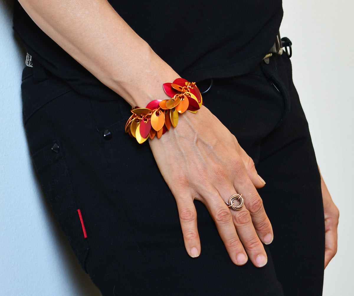 Leaves Bracelet - Black