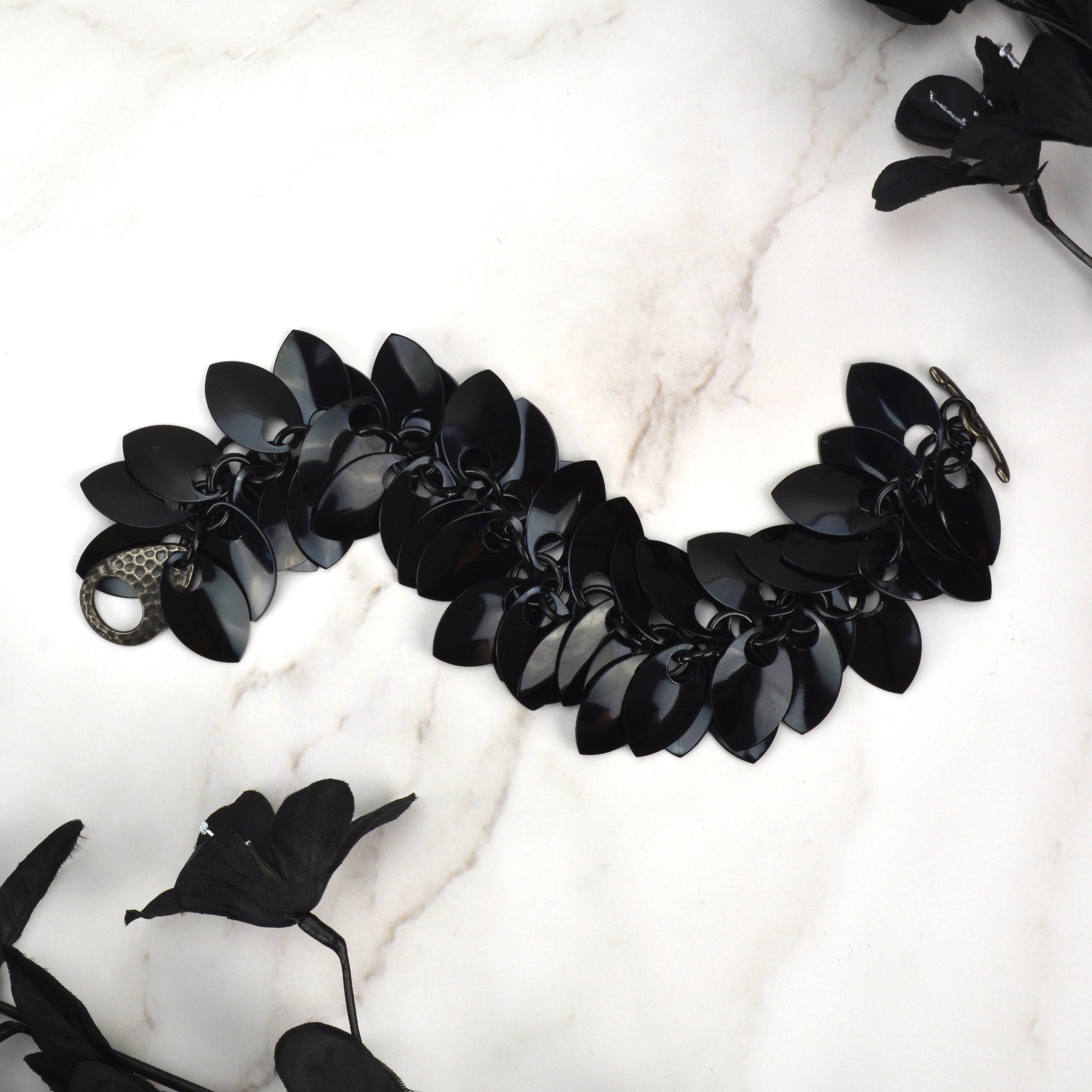 Leaves Bracelet - Black