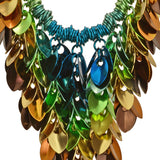 Cascading Leaves Bib Necklace - Magical Woodland