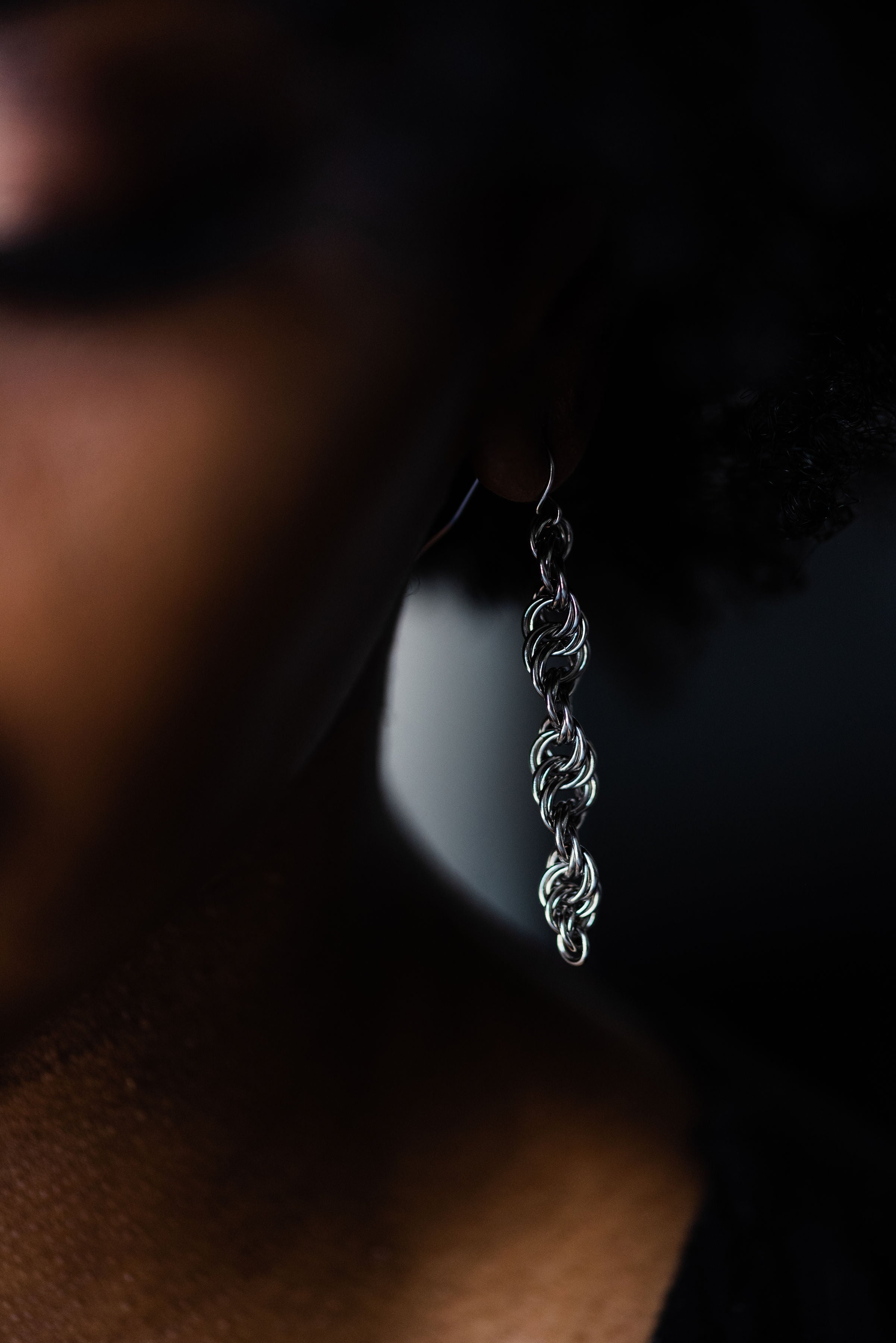 Steel Helix Earrings