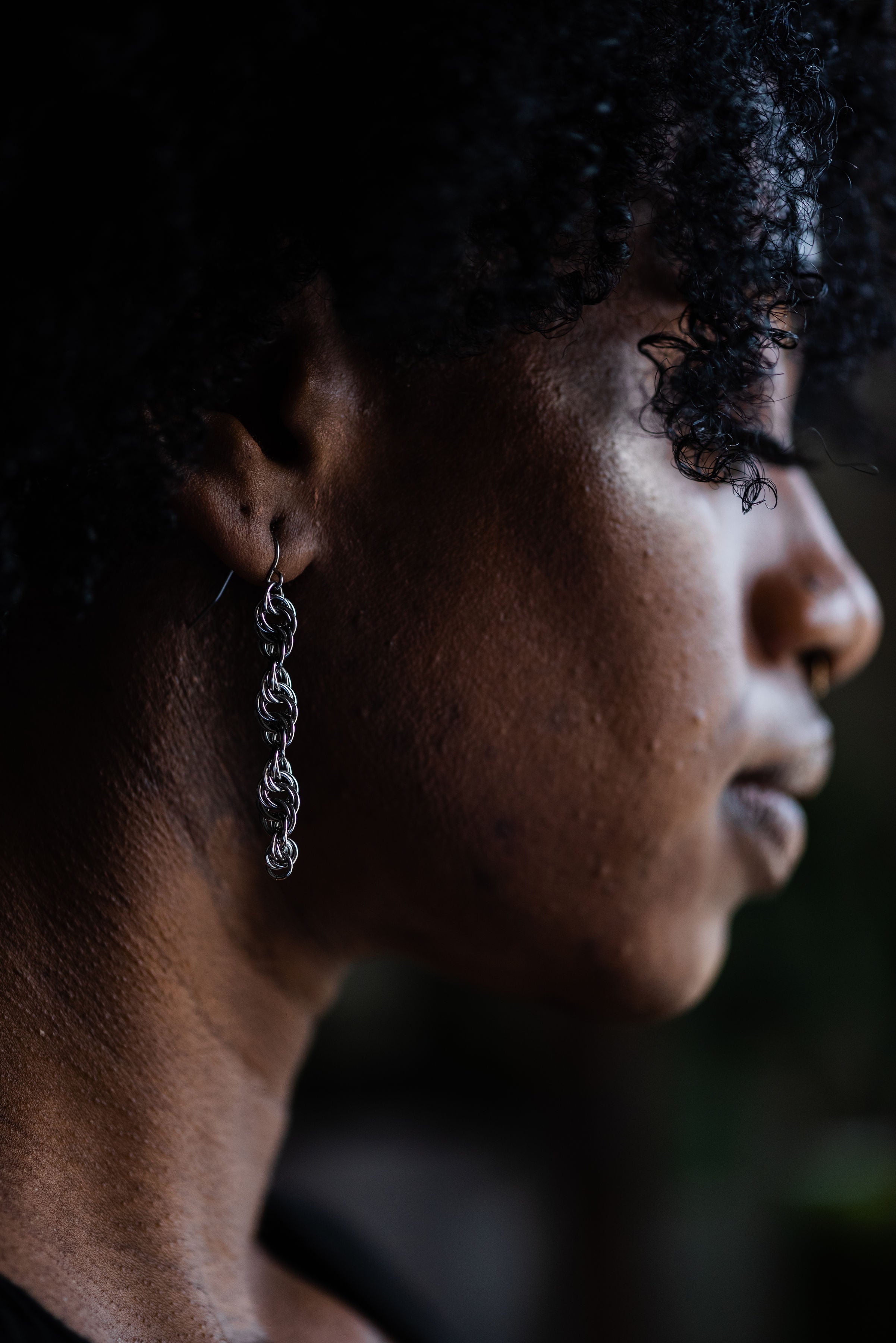Steel Helix Earrings