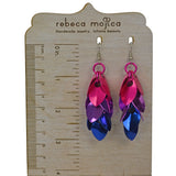 Bisexual Pride - Long Feathered Earrings