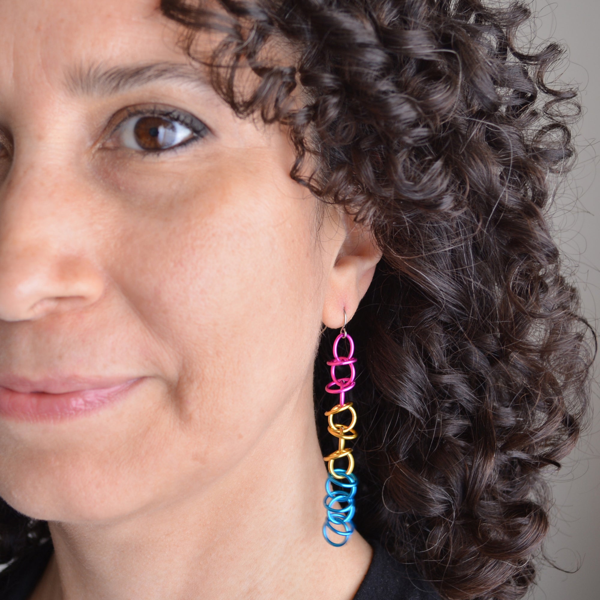 Pansexual Pride - Orbital Earrings