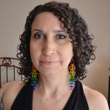 Rainbow Pride - Mesh Earrings