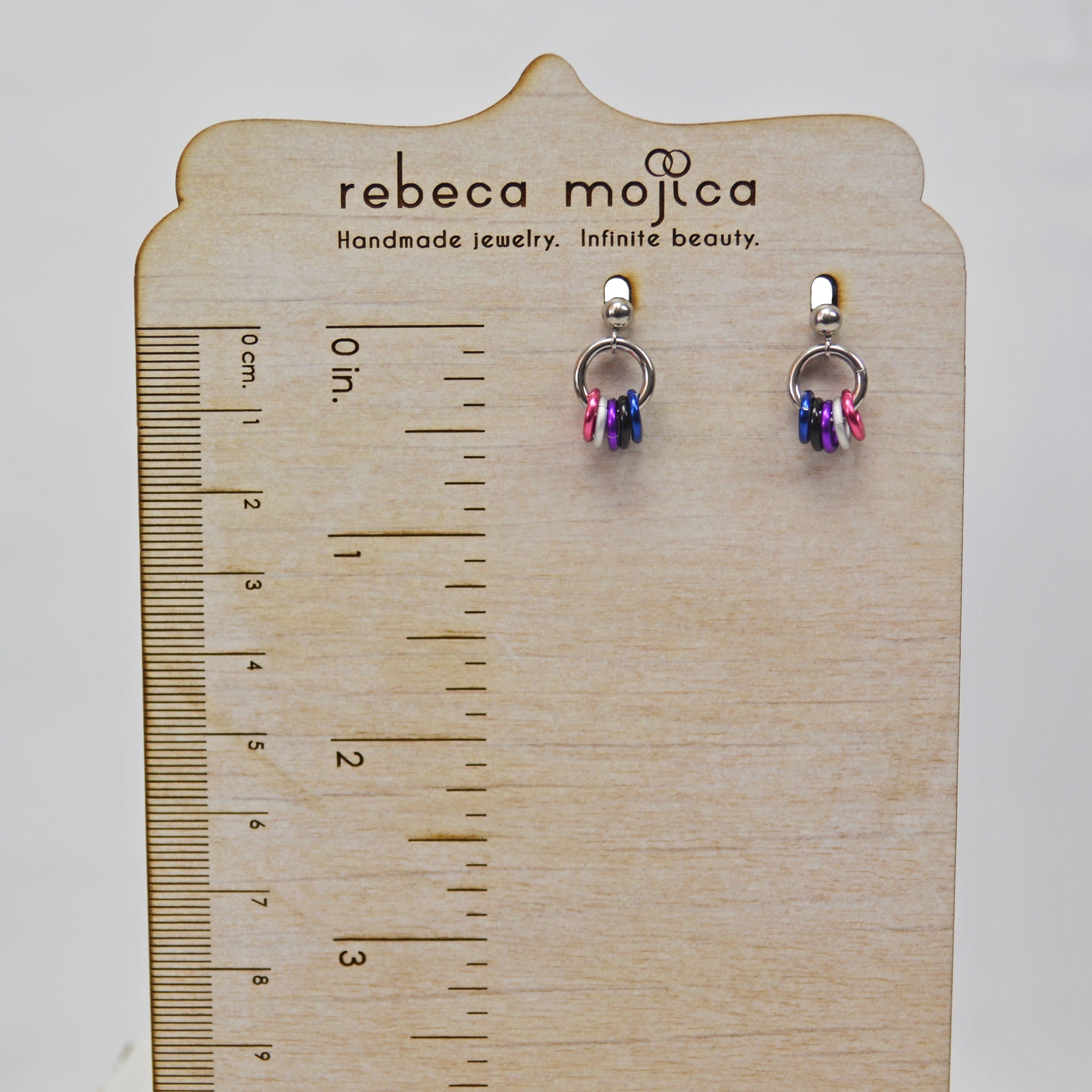 Genderfluid Pride - Tiny Flag Earring Studs