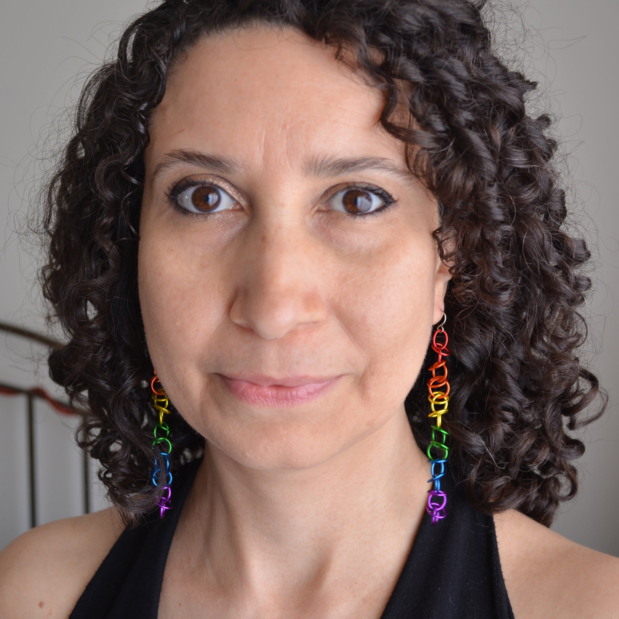 Rainbow Pride - Long Orbital Earrings