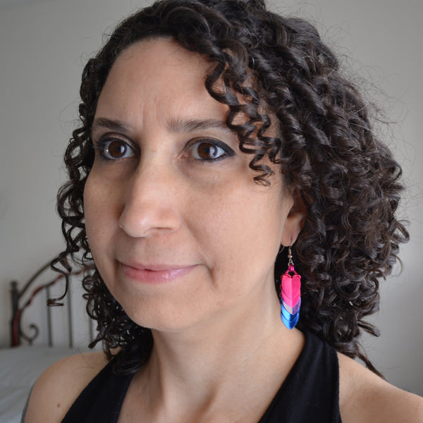 Bisexual Pride - Chevron Earrings