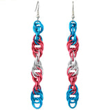 Transgender Pride - Helix Earrings