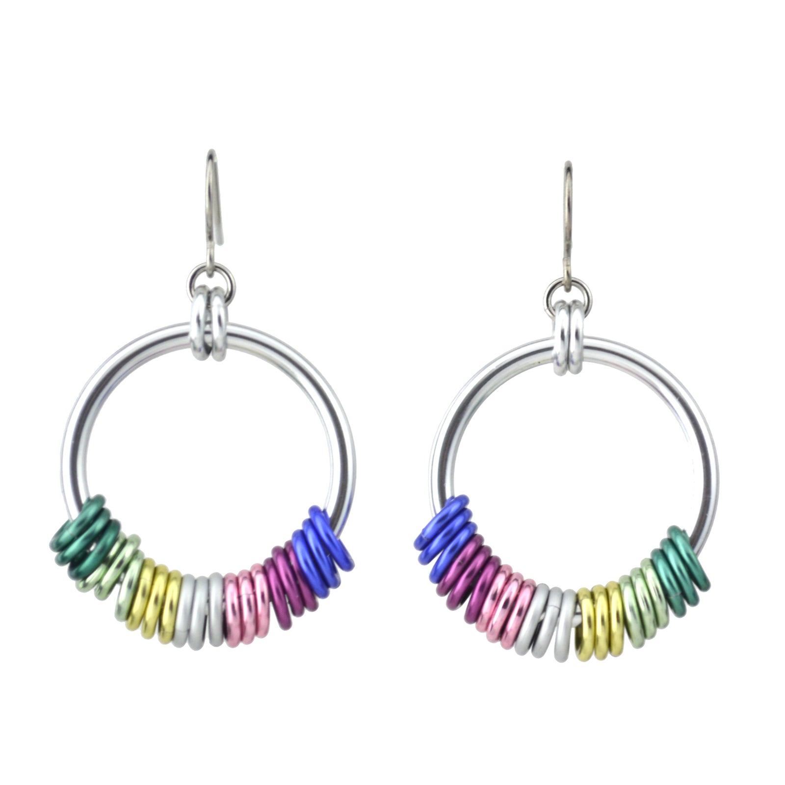 Genderfae Pride - Hoop Earring – Rebeca Mojica Jewelry