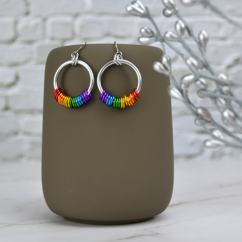 Rainbow Pride - Hoop Earring