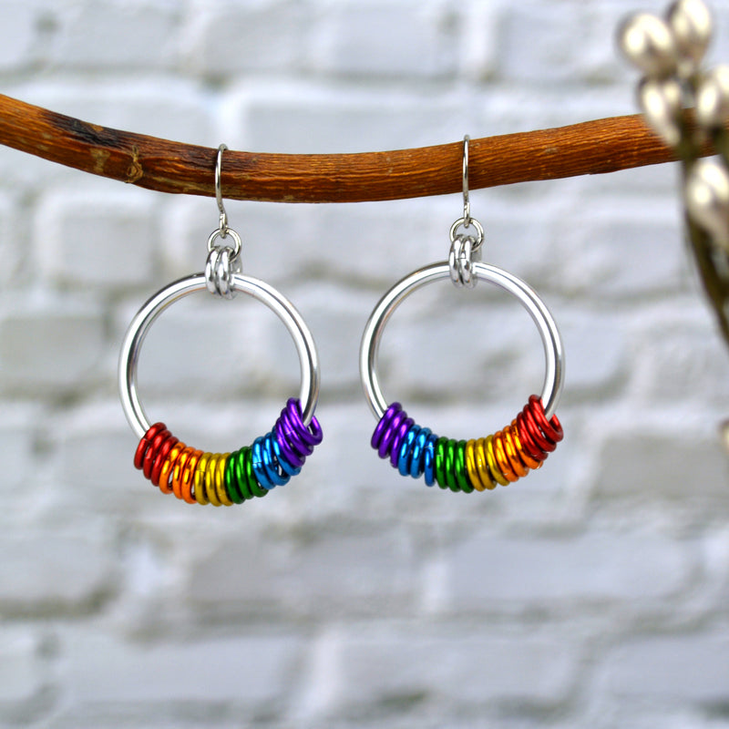 Rainbow Pride - Hoop Earring