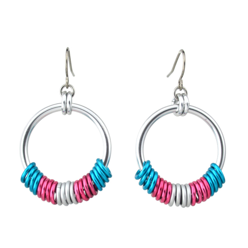 Transgender Pride - Hoop Earring