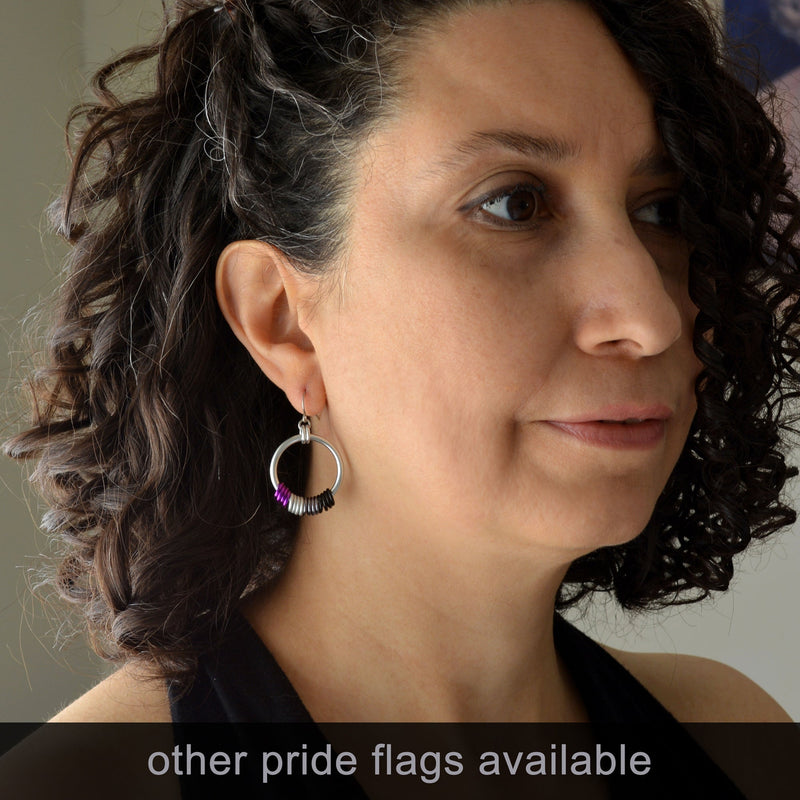 Bisexual Pride - Hoop Earring