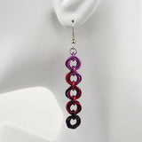 5-Knot Earrings - Gothic Rose