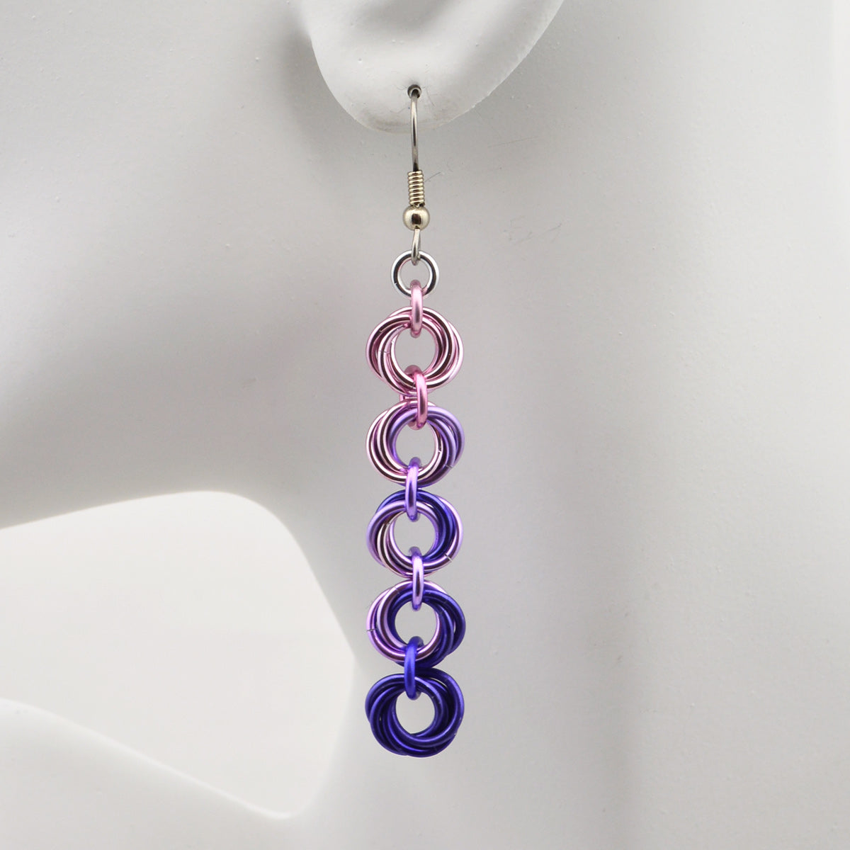 5-Knot Earrings - Purple Haze