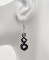 Knotted Graduated Earrings - Industrial
