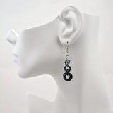 Knotted Graduated Earrings - Industrial
