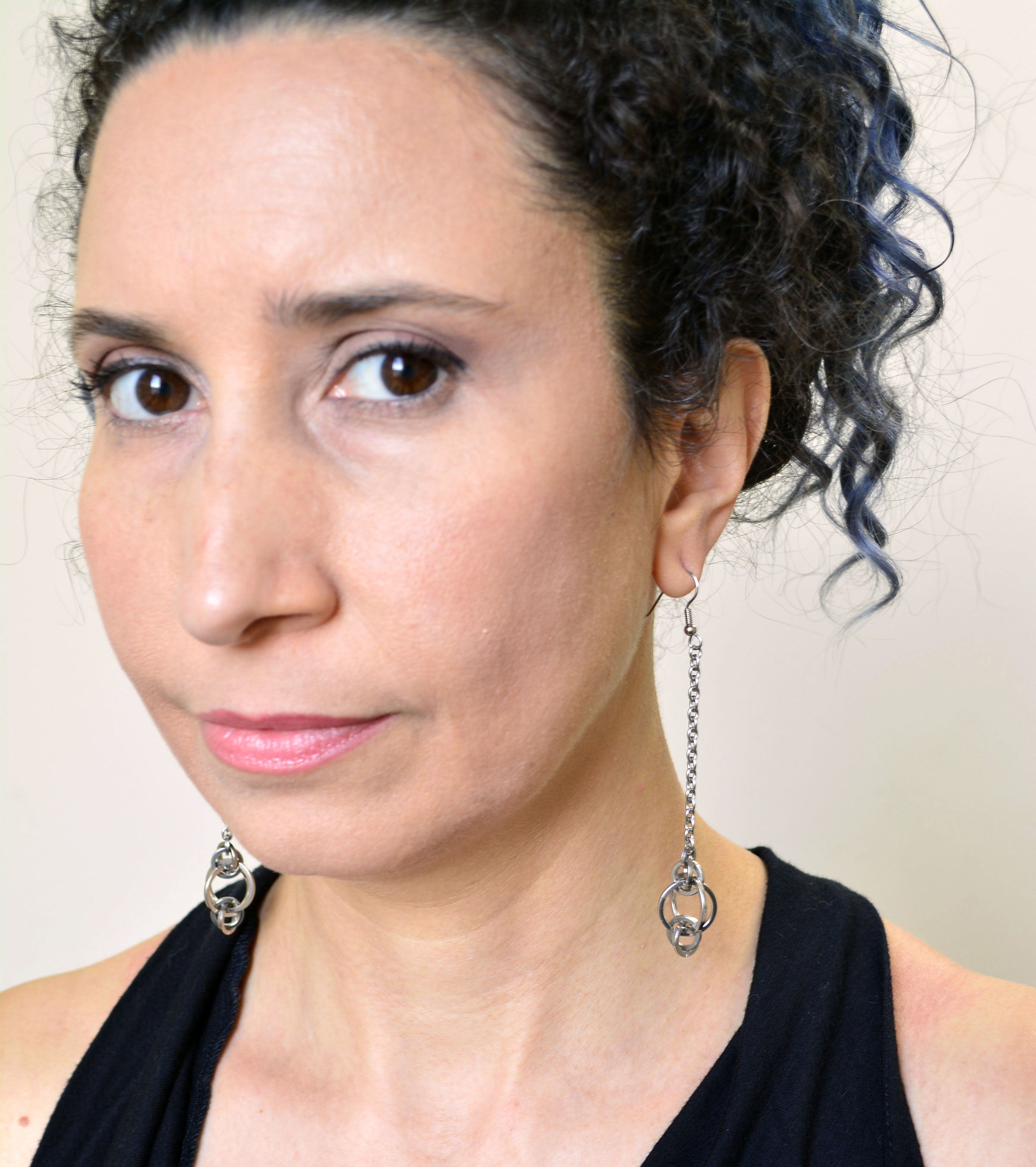 Long Electron Earrings