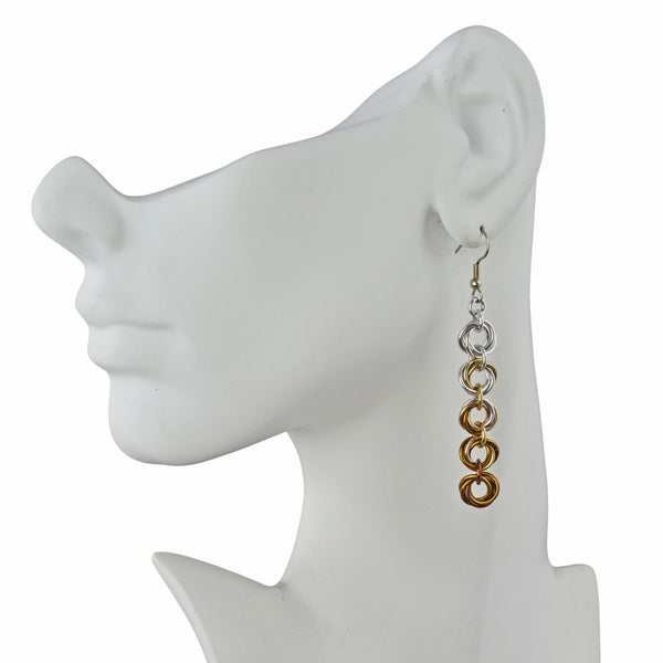 5-Knot Earrings - Granite