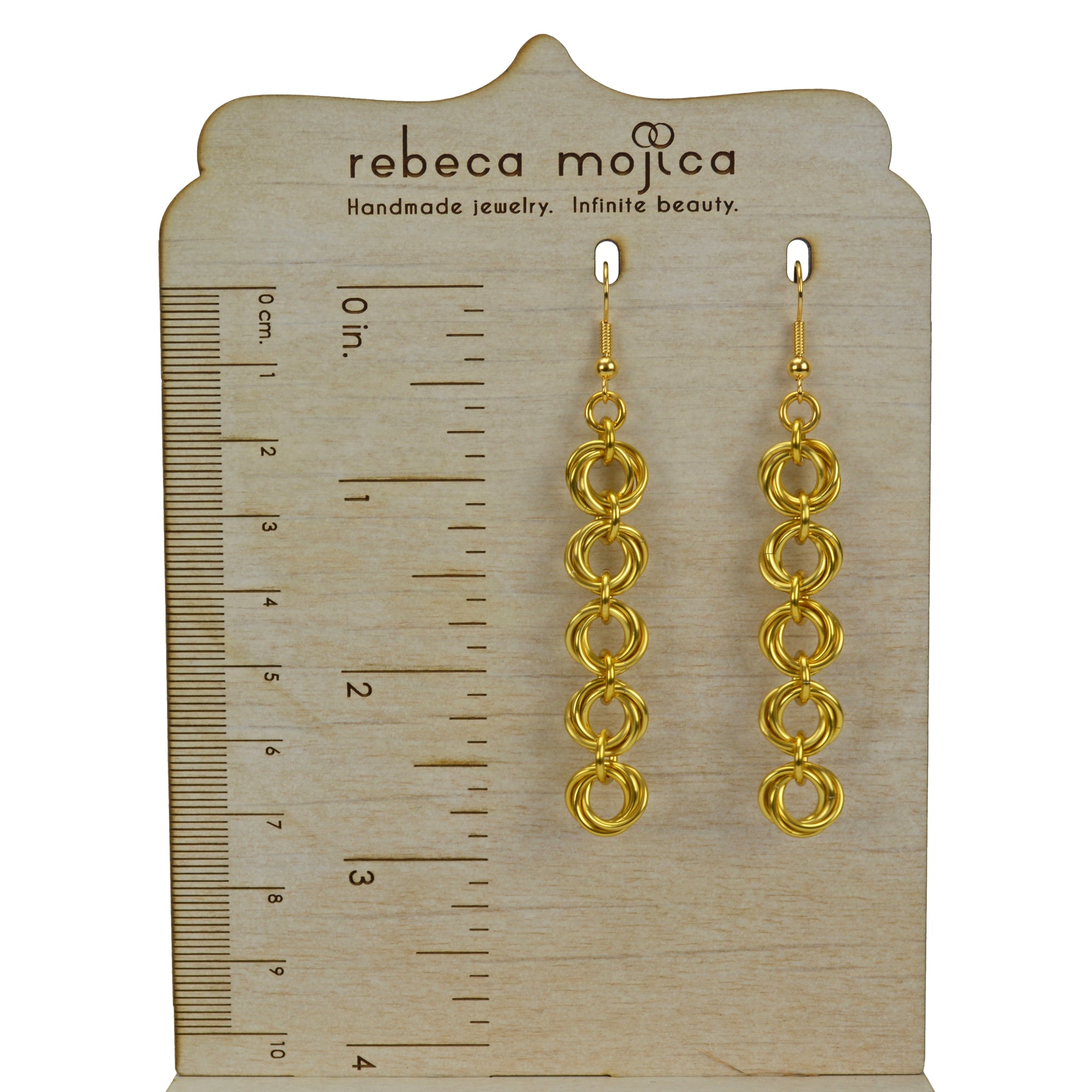 5-Knot Earrings - Gold
