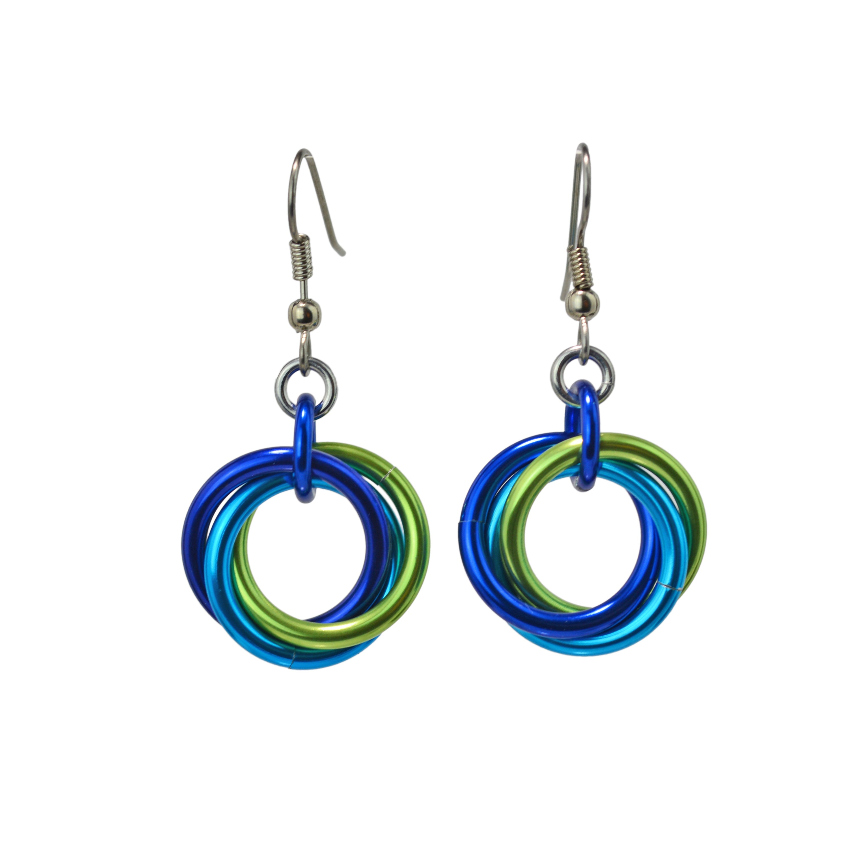 Large Knot Earrings - Caribbean