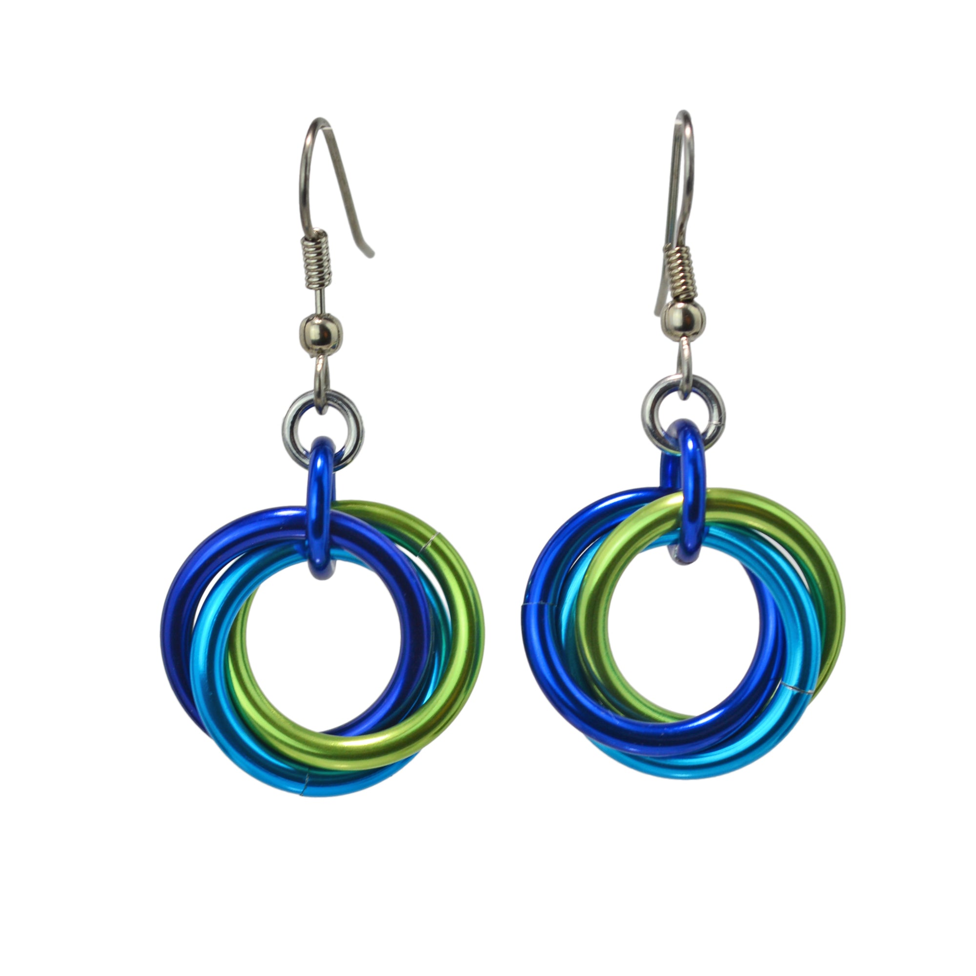 Large Knot Earrings - Caribbean