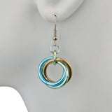Large Knot Earrings - Seashell