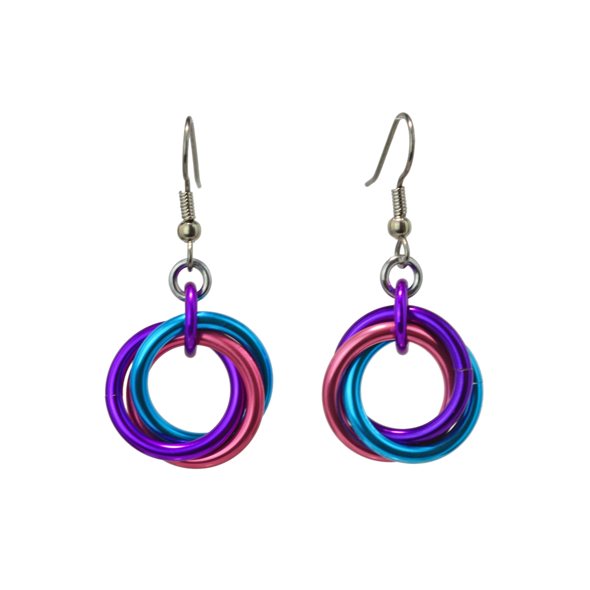 Large Knot Earrings - Taffy