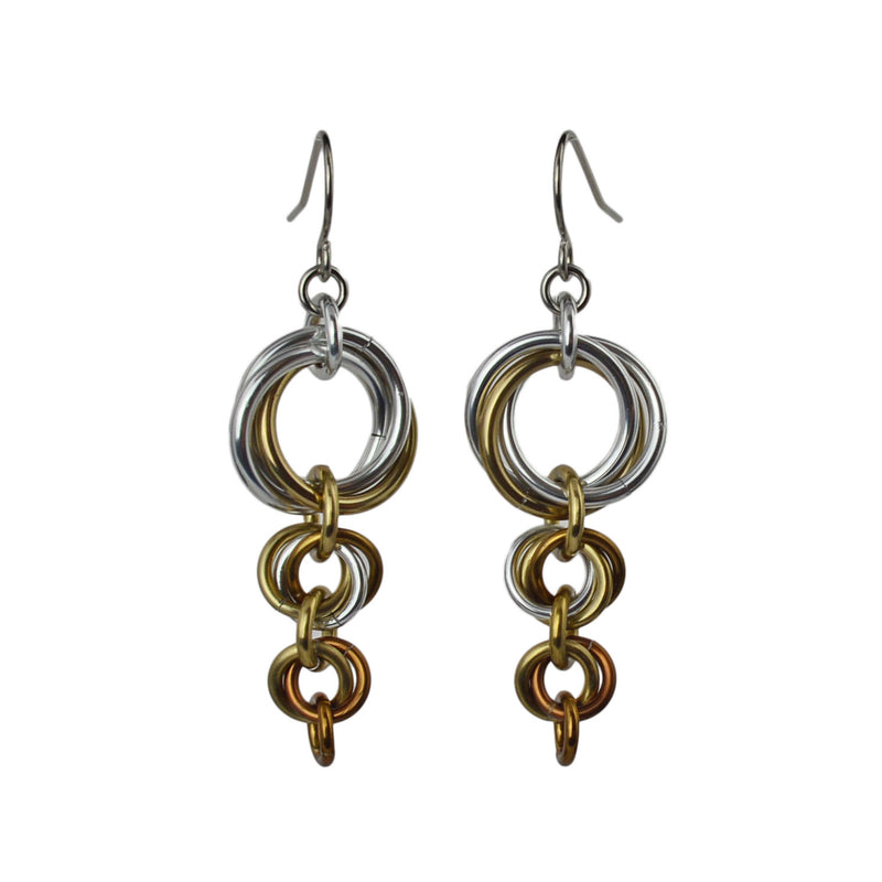 Comet Earrings - Granite