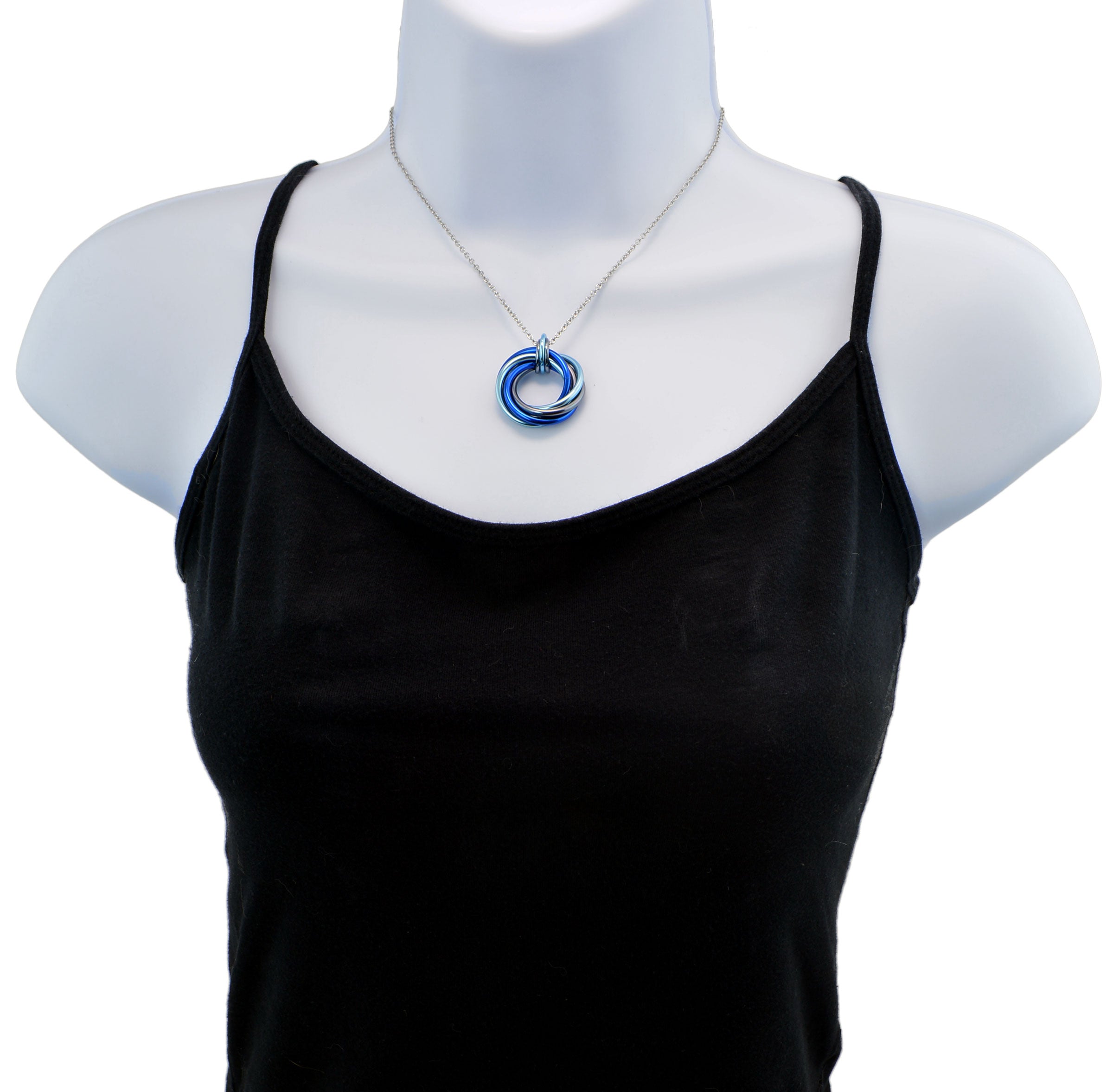 Swirl Pendant - Blue Slate