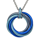 Swirl Pendant - Blue Slate