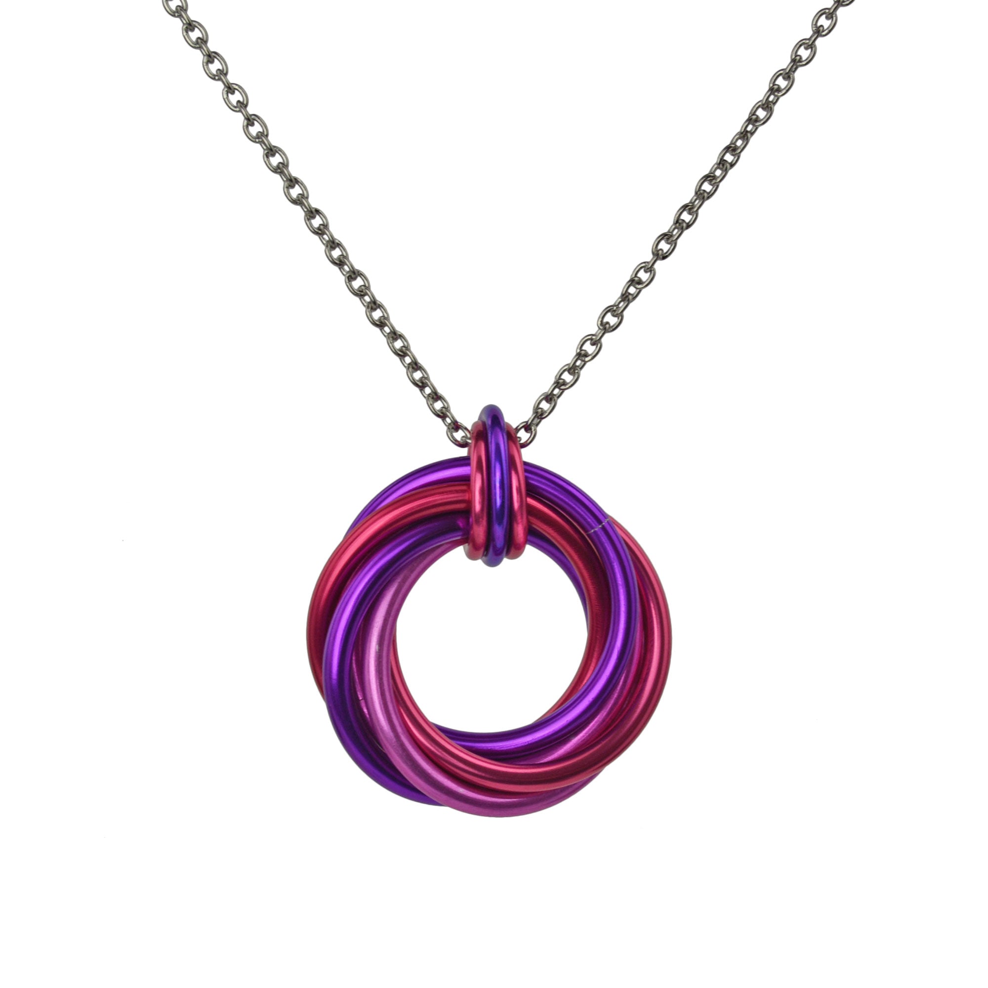 Swirl Pendant - Dragonfruit