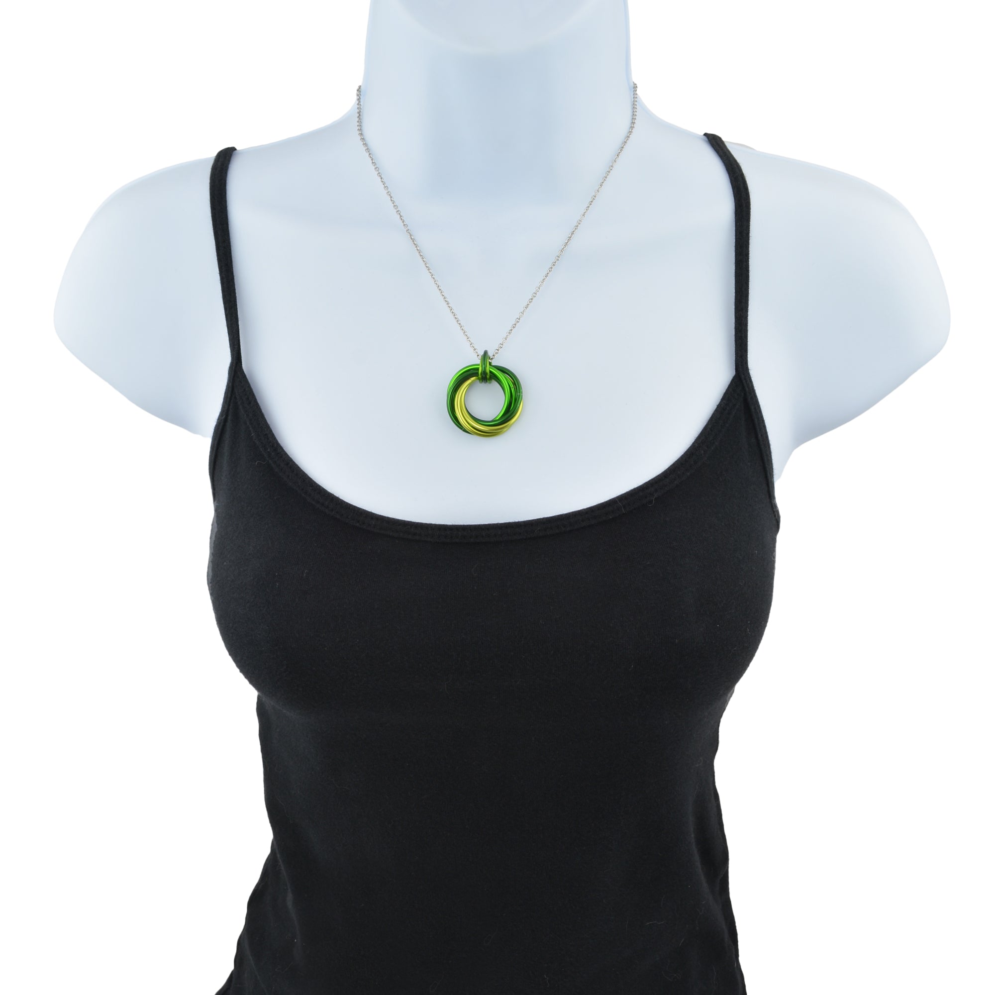 Swirl Pendant - Spring Green