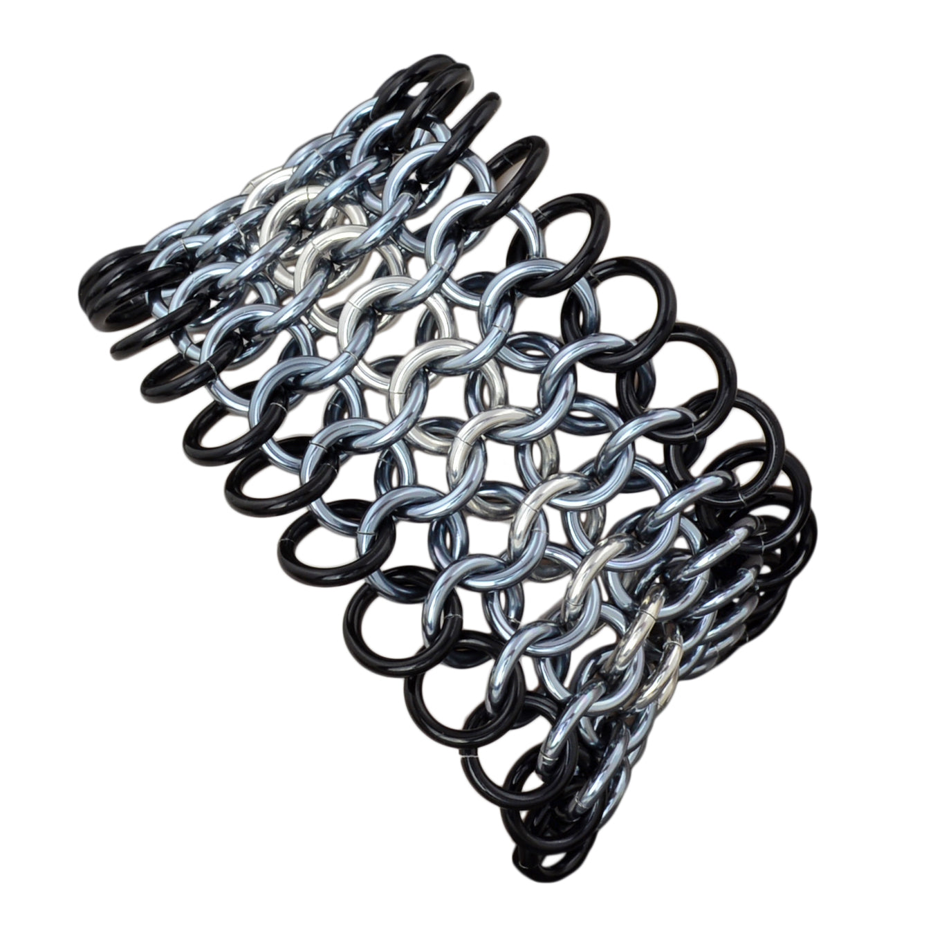 Wide Mesh Cuff - Industrial