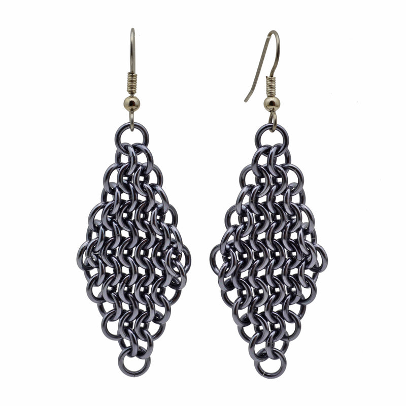 Mesh Diamond Earrings