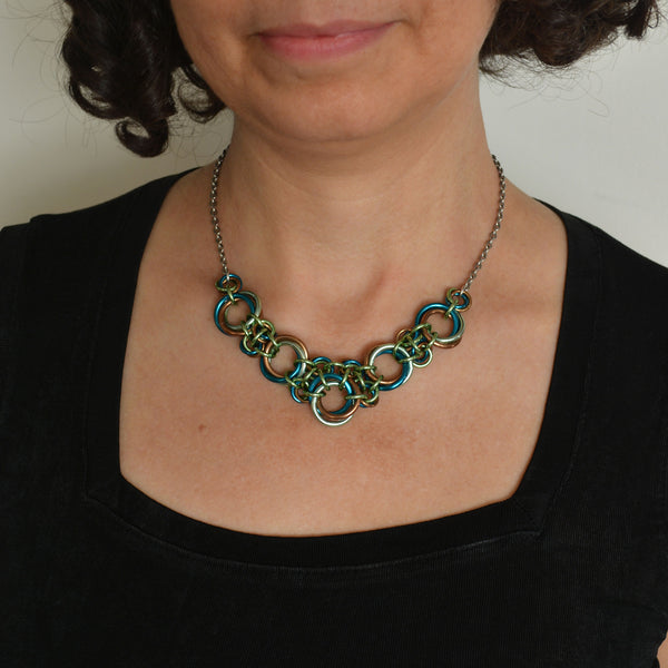 Knotted V Necklace - Magical Woodland