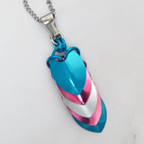 Transgender Pride - Chevron Pendant (Medium)