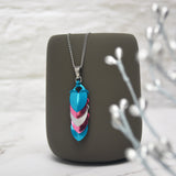 Transgender Pride - Chevron Pendant (Medium)