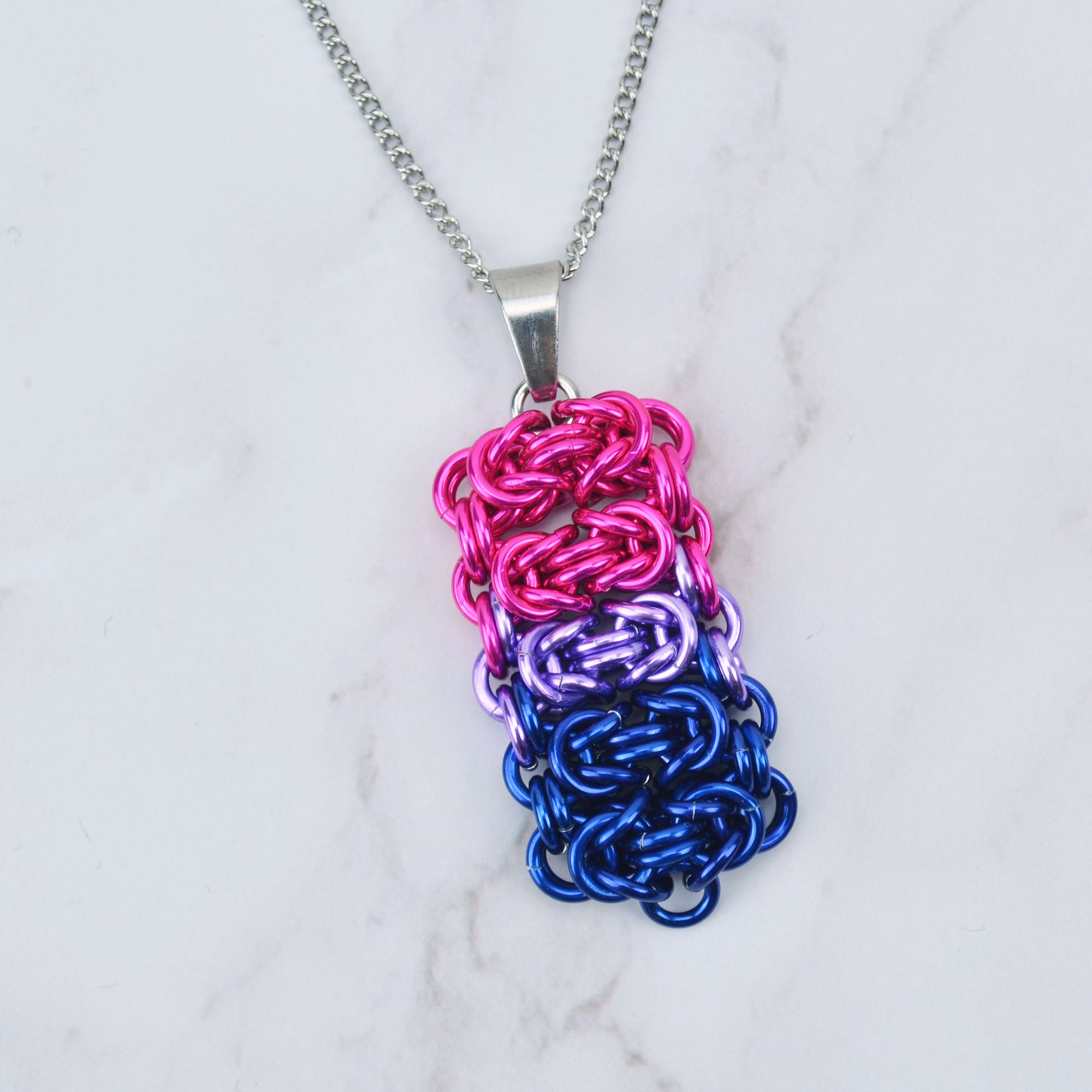 Bisexual Pride - Rectangle Pendant