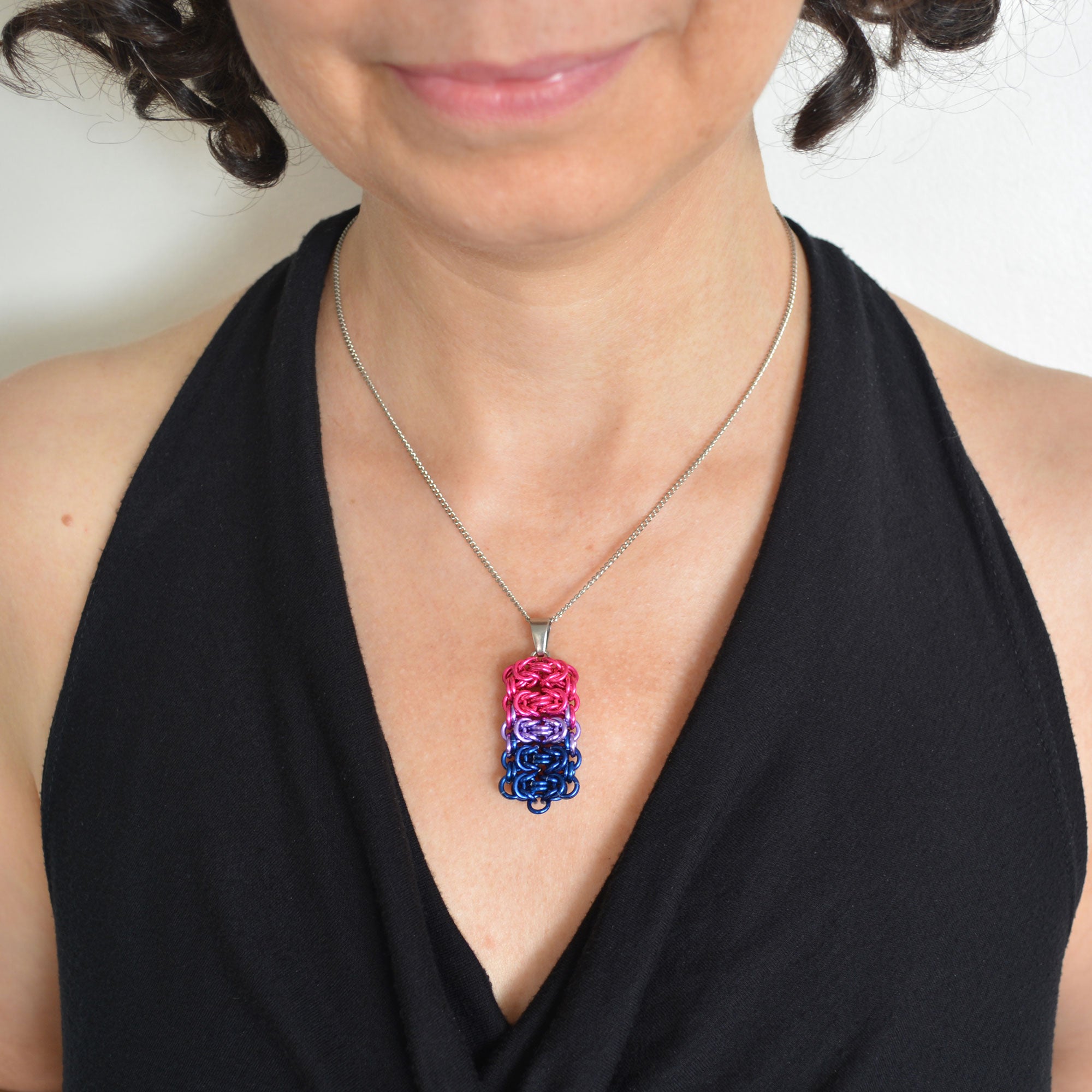 Bisexual Pride - Rectangle Pendant