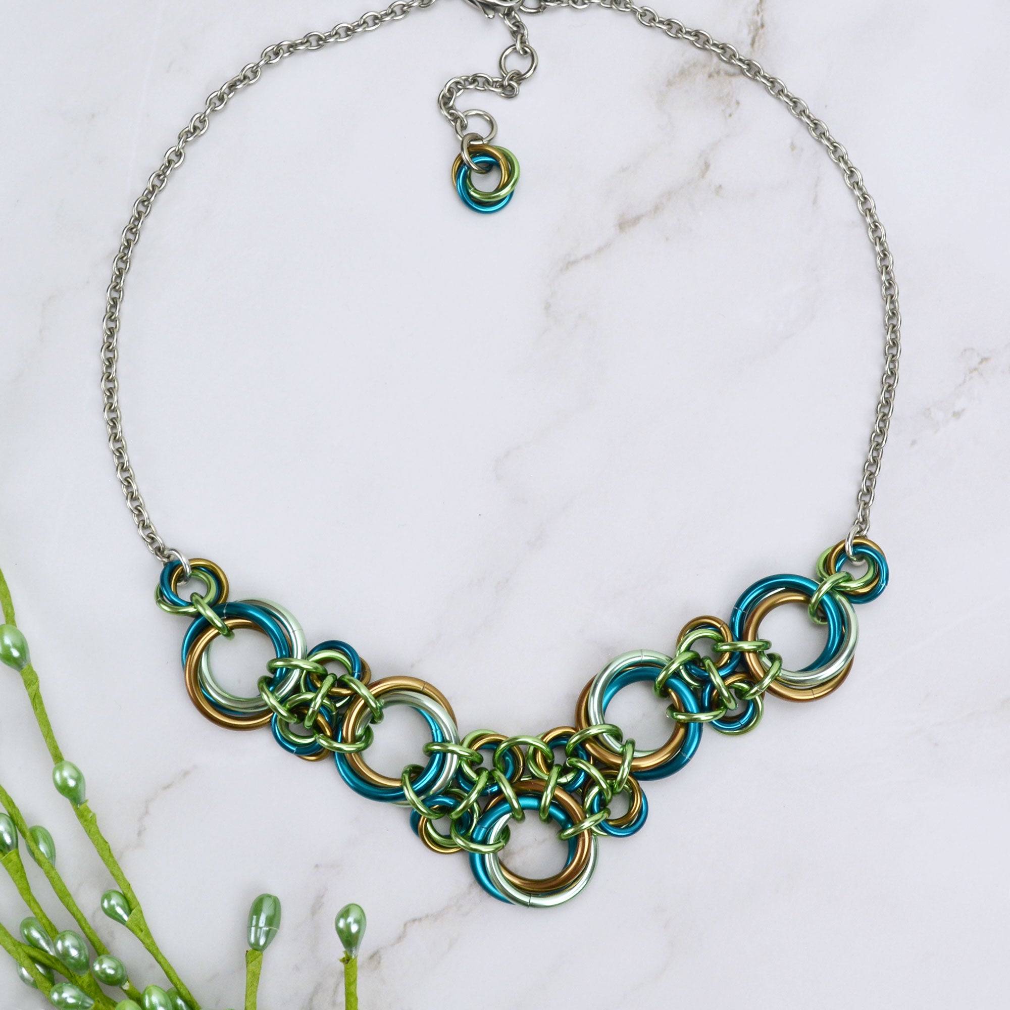 Knotted V Necklace - Magical Woodland
