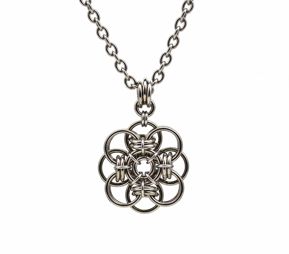 Quantum Rose SMALL Pendant – Rebeca Mojica Jewelry