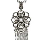 Quantum Rose SMALL Pendant with Fringe