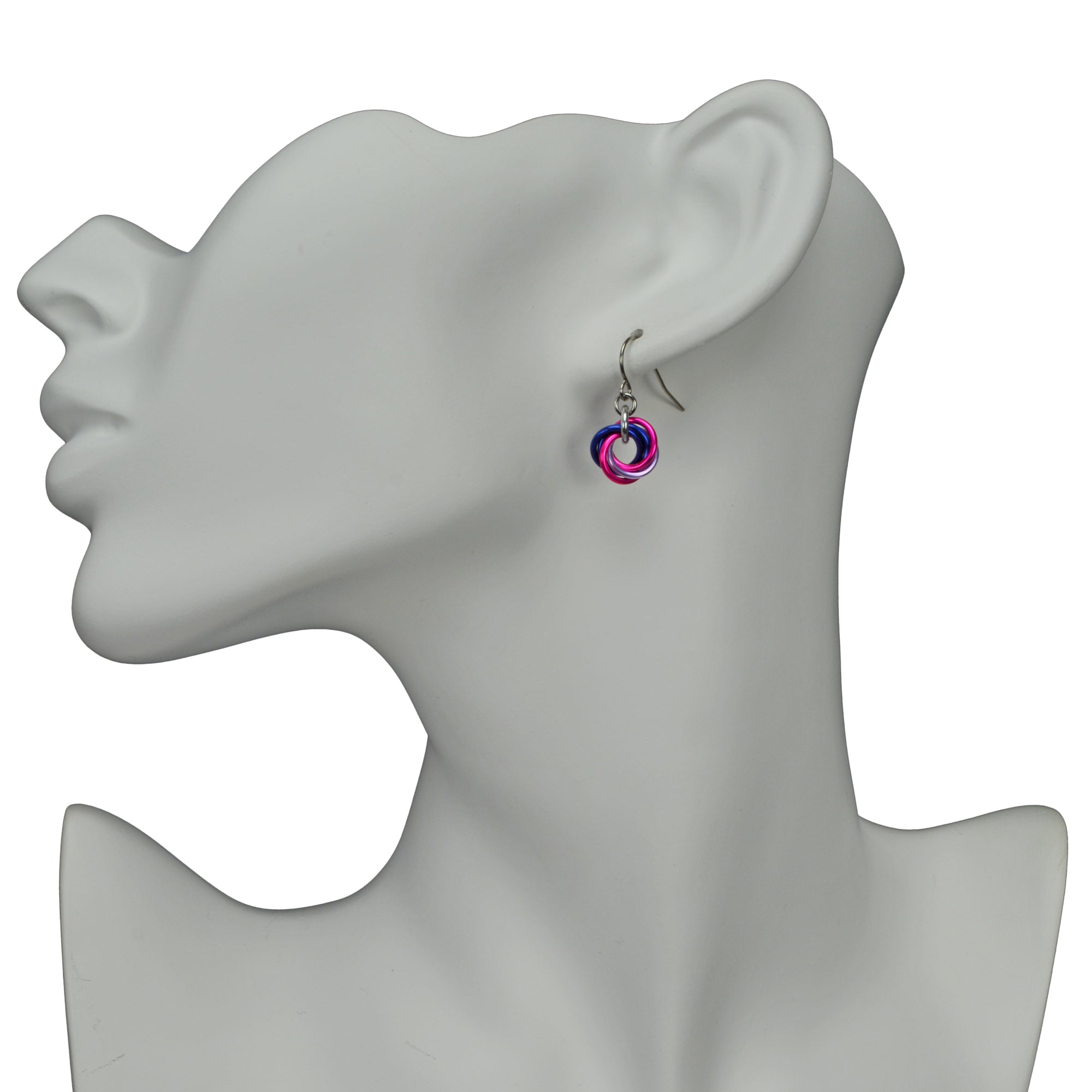 Bisexual Pride - Mini Knot Earring