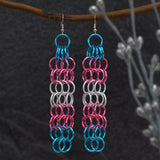 Transgender Pride - Mesh Earrings