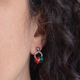 Bisexual Pride - Tiny Flag Earring Studs