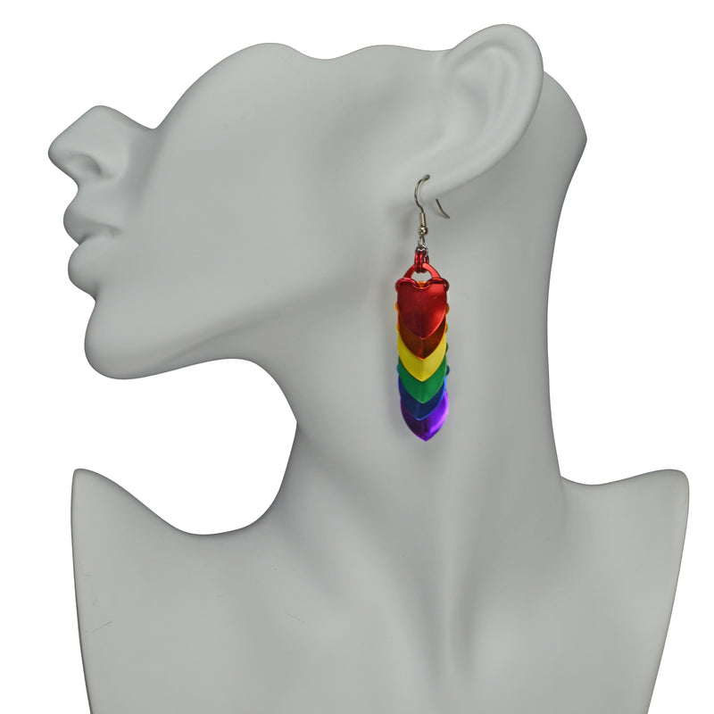 Rainbow Pride - Chevron Earrings