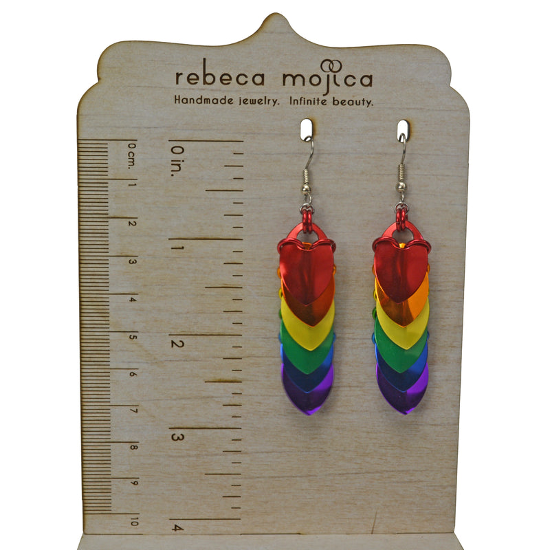 Rainbow Pride - Chevron Earrings