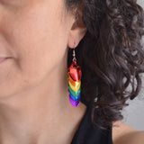 Rainbow Pride - Chevron Earrings